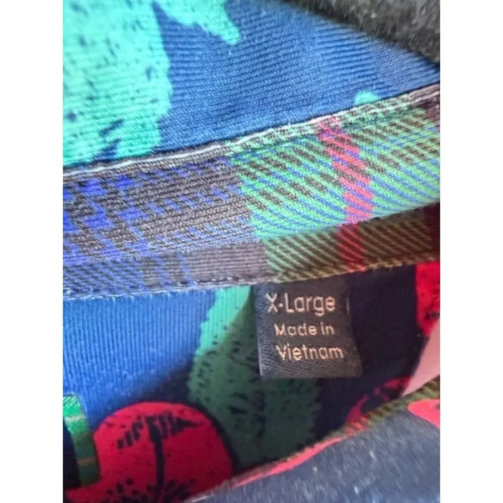 William Murray Golf Remastered Polo Shirt Colorful Pink/Blue Floral Size XL - Picture 3 of 15